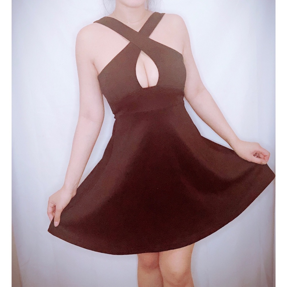Black cross dress
